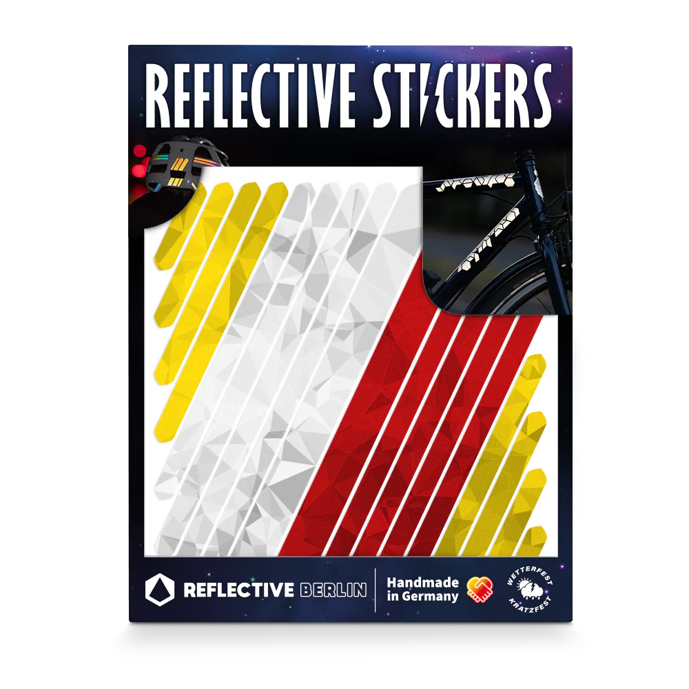 Reflective Berlin Reflecterende Stickers Medium Size