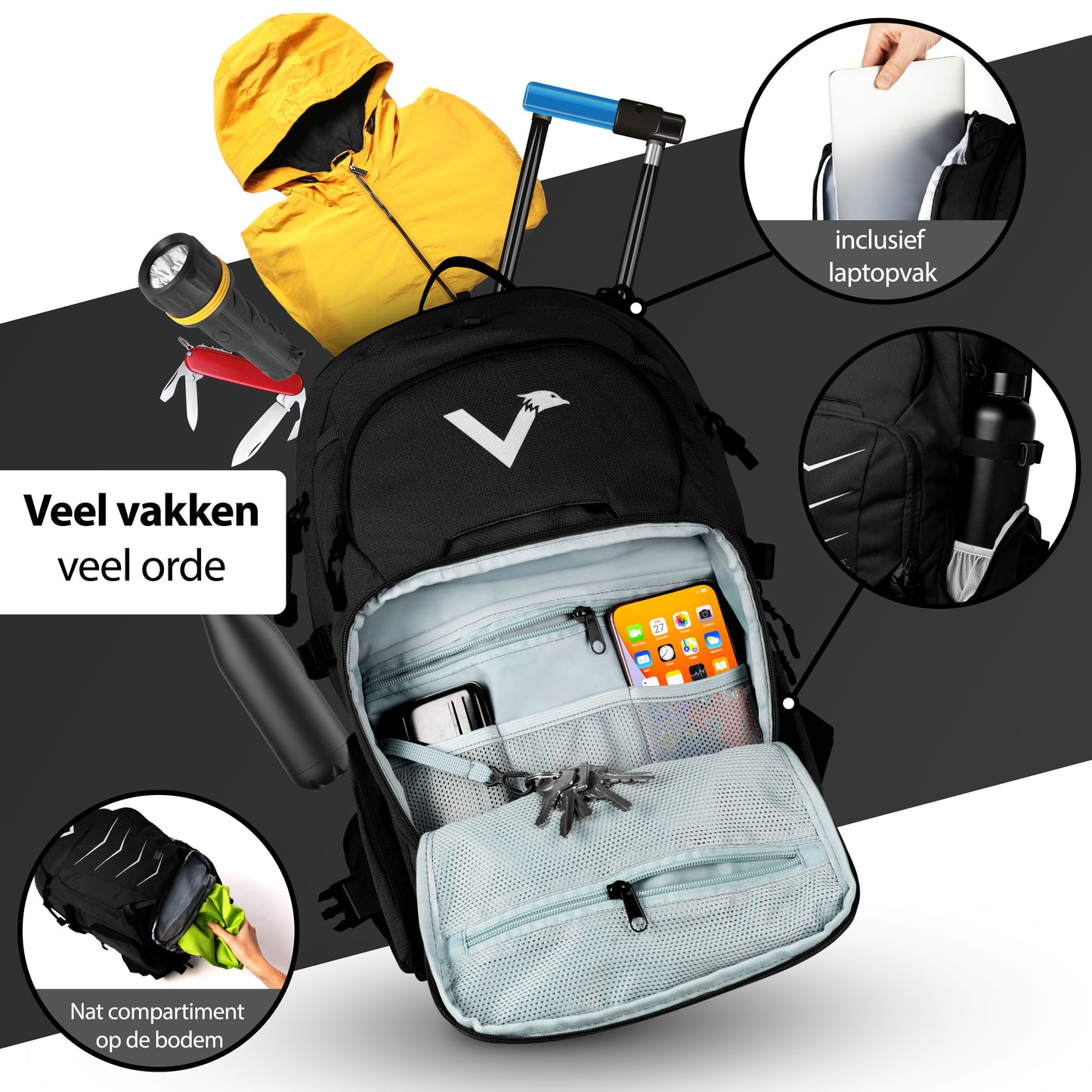 Valkental ValkExplorer V22 Dé alles-in-één outdoorrugzak