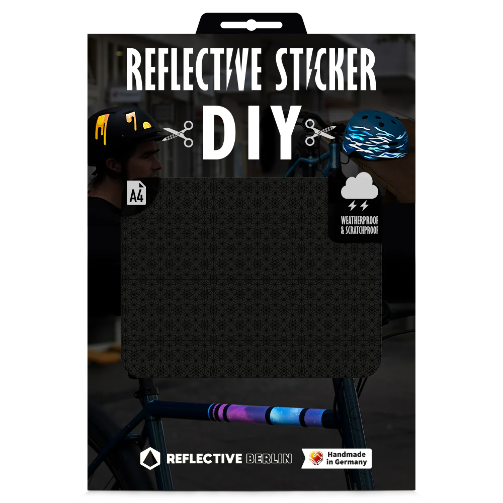 Reflective Berlin Reflecterende DIY Stickers Large A4