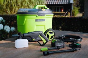 Aqua2go EVO hogedrukreiniger met accu