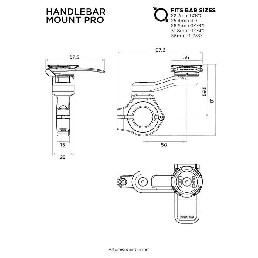 Quad Lock HANDLEBAR MOUNT PRO