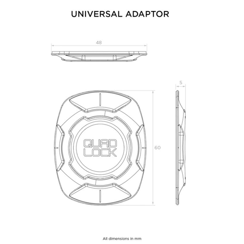 QUAD LOCK universal adaptor