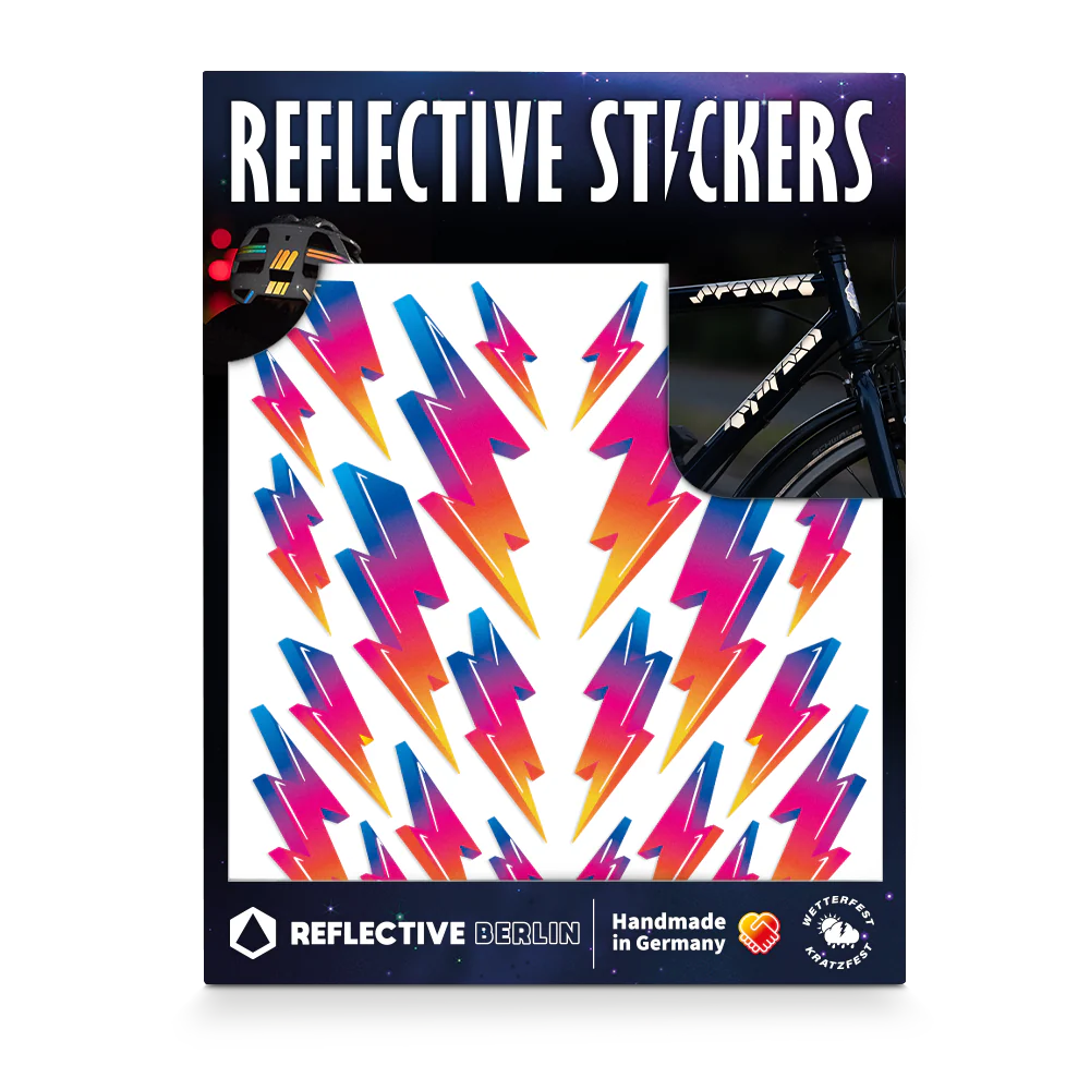 Reflective Berlin Reflecterende Stickers Medium Size