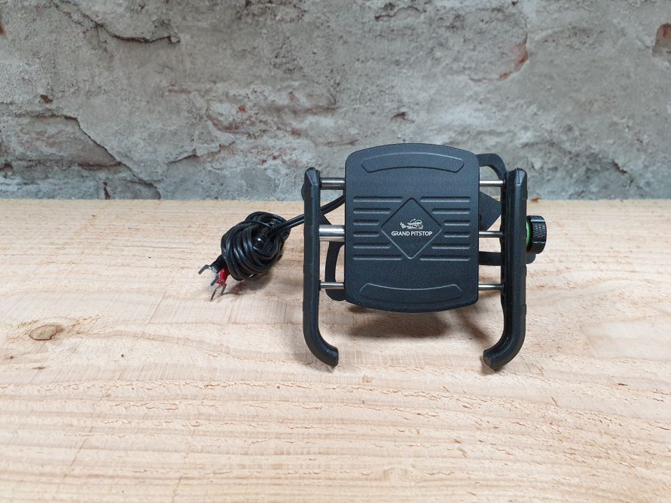 GrandPitstop telefoonhouder Jaw (met USB 2.0 )