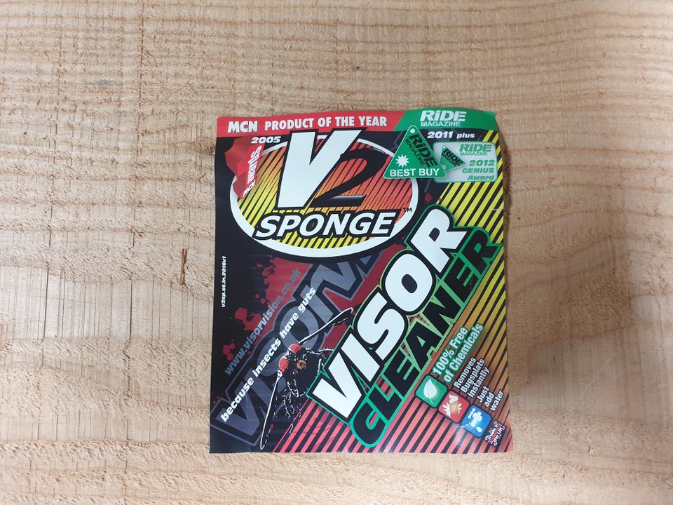 V2 vizier schoonmaak spons - pocket size
