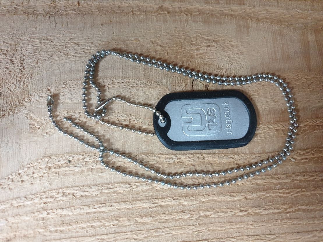 UTAG blanco dogtag compleet