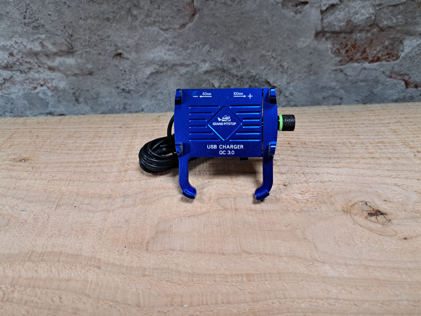 GrandPitstop telefoonhouder met USB oplader (Claw met Jaw)