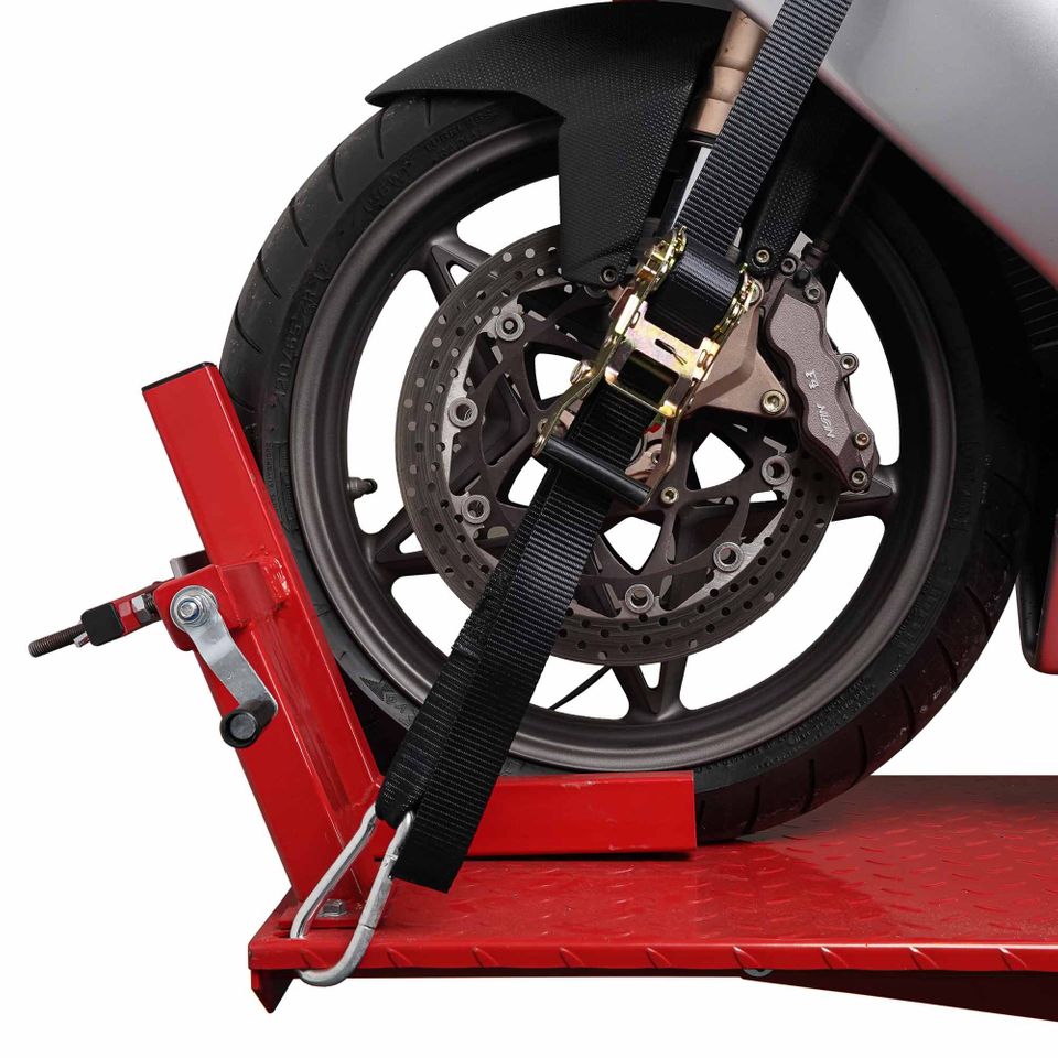 BIKE IT stuurharnas - close up van de fixatie