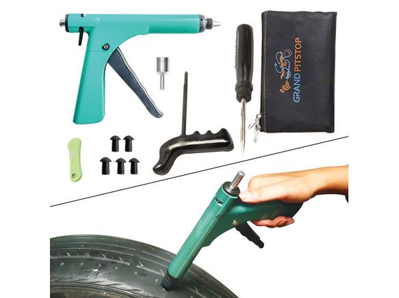 GrandPitstop banden reparatie set - pistoolgreep