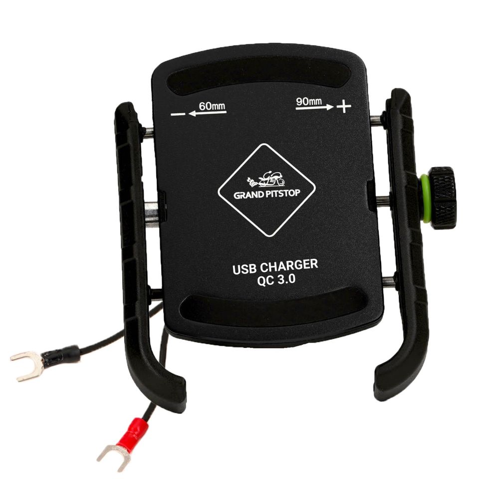 GrandPitstop telefoonhouder Jaw (met USB 3.0 )