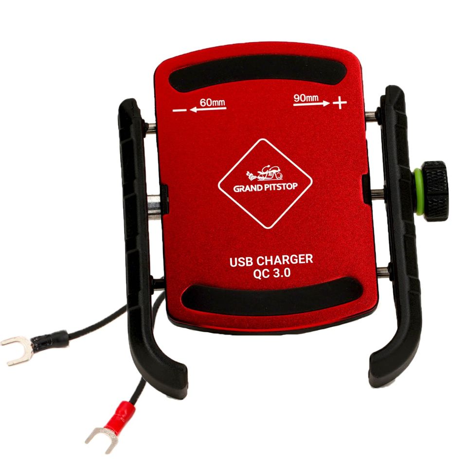 GrandPitstop telefoonhouder Jaw (met USB 3.0 )