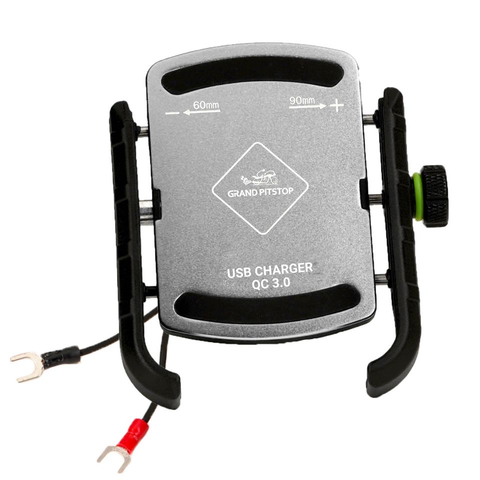 GrandPitstop telefoonhouder Jaw (met USB 3.0 )