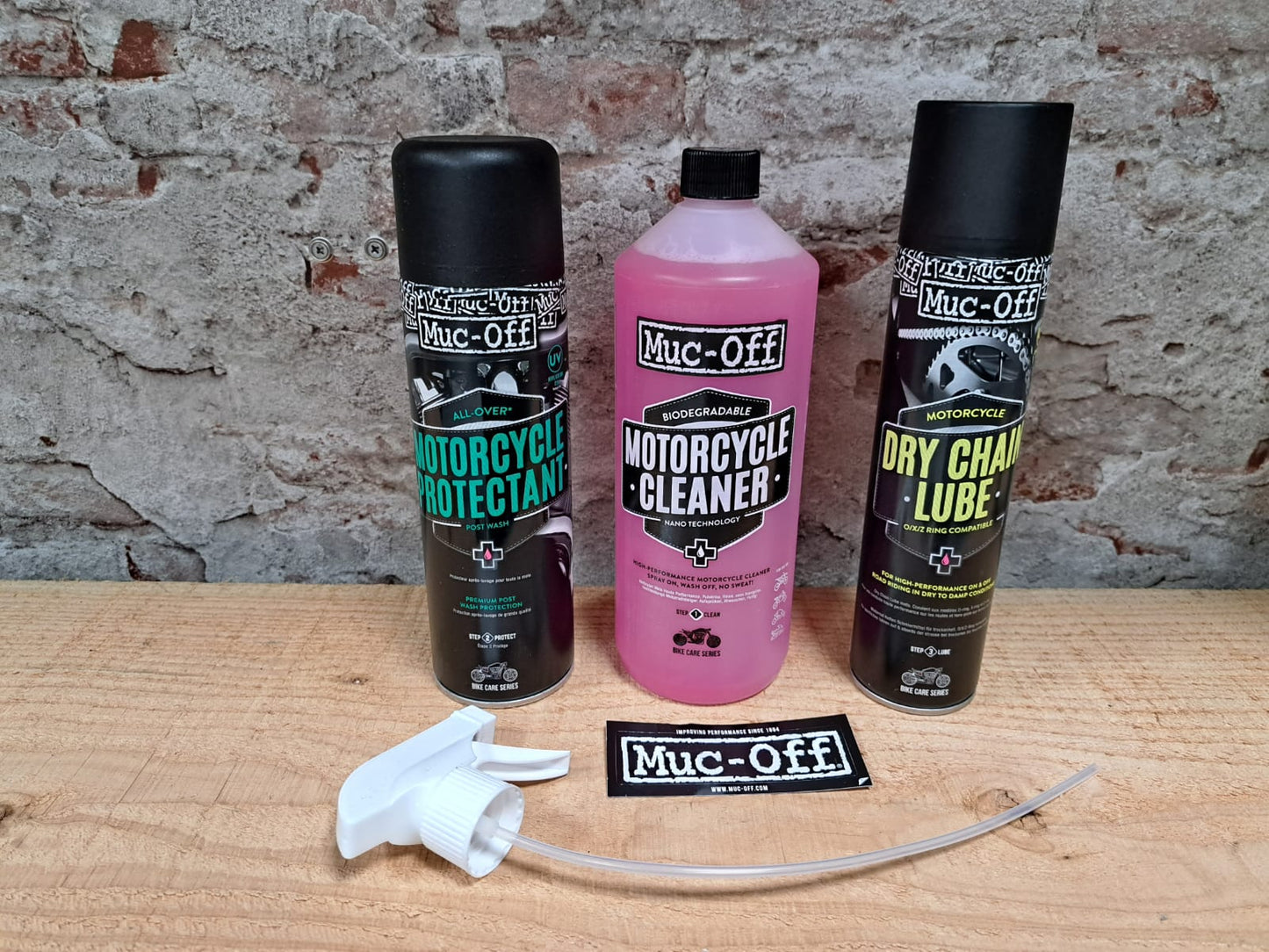 Muc-Off Motorcycle Clean Protect and Lube Kit
