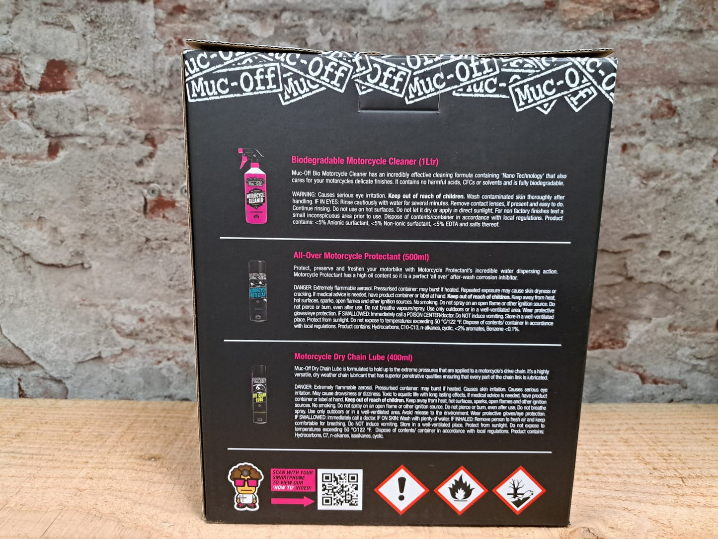 Muc-Off Motorcycle Clean Protect and Lube Kit