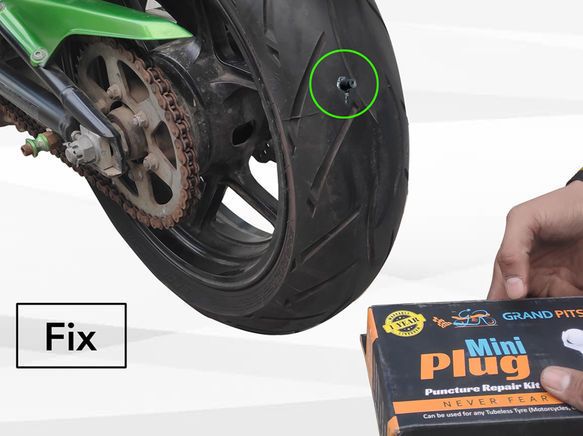GrandPitstop mini plug banden reparatie set
