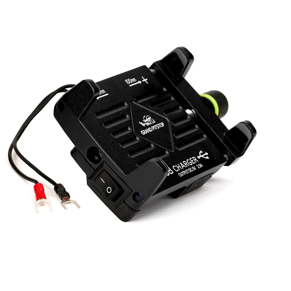GrandPitstop telefoonhouder Claw (met USB)