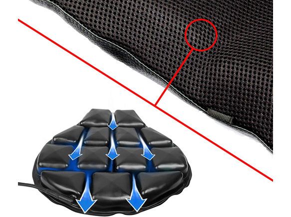 GRANDPITSTOP Air Comfy Seat Sport – de luchtdoorstroming