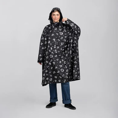 REFLECTIVE BERLIN reflecterende regenponcho