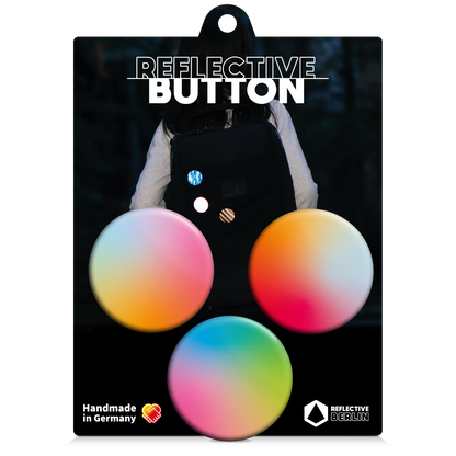 REFLECTIVE BERLIN Buttons - reflektierende Anstecker