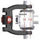 KLICKfix  CC-100 Stuuradapter E-bike  met slot