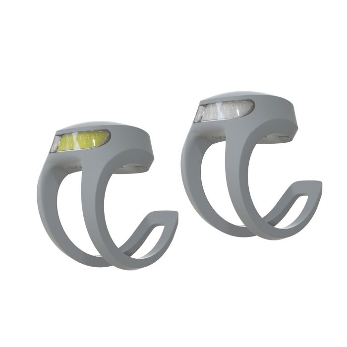 KNOG Frog Twinpack Bike Light - grijs