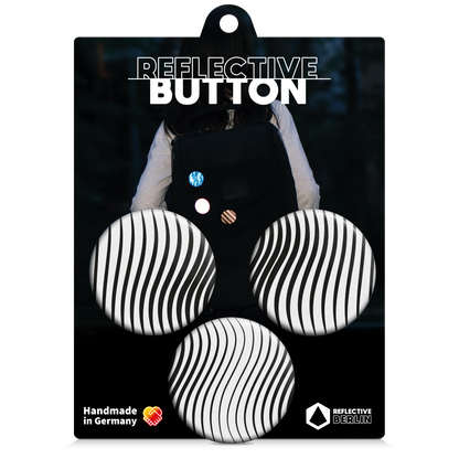 REFLECTIVE BERLIN Buttons - reflektierende Anstecker