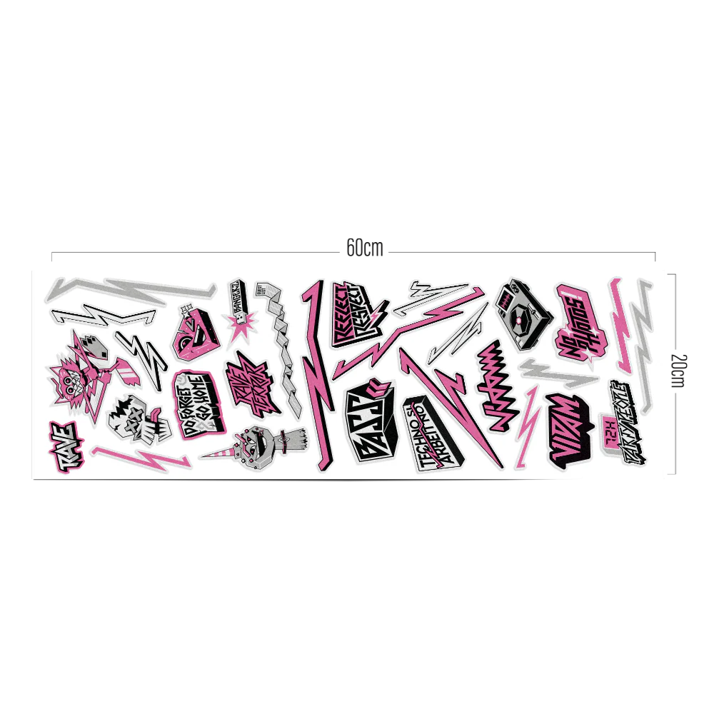Reflective Berlin Reflecterende Stickers XL