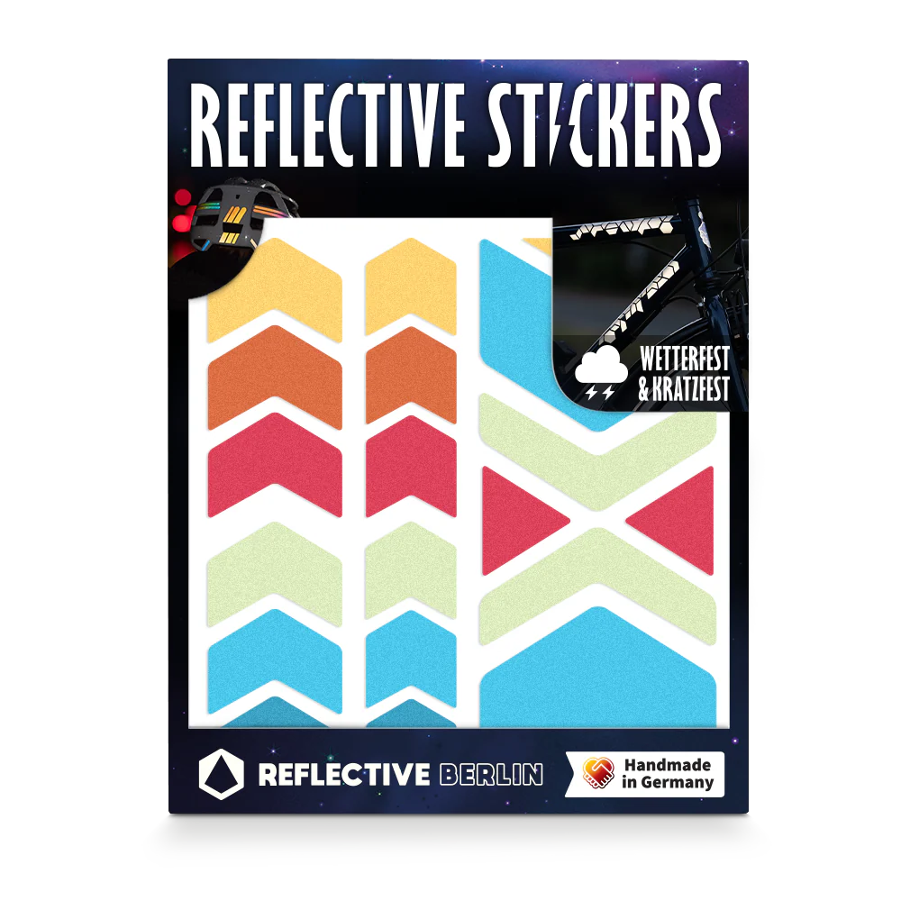REFLECTIVE BERLIN reflecterende stickers medium