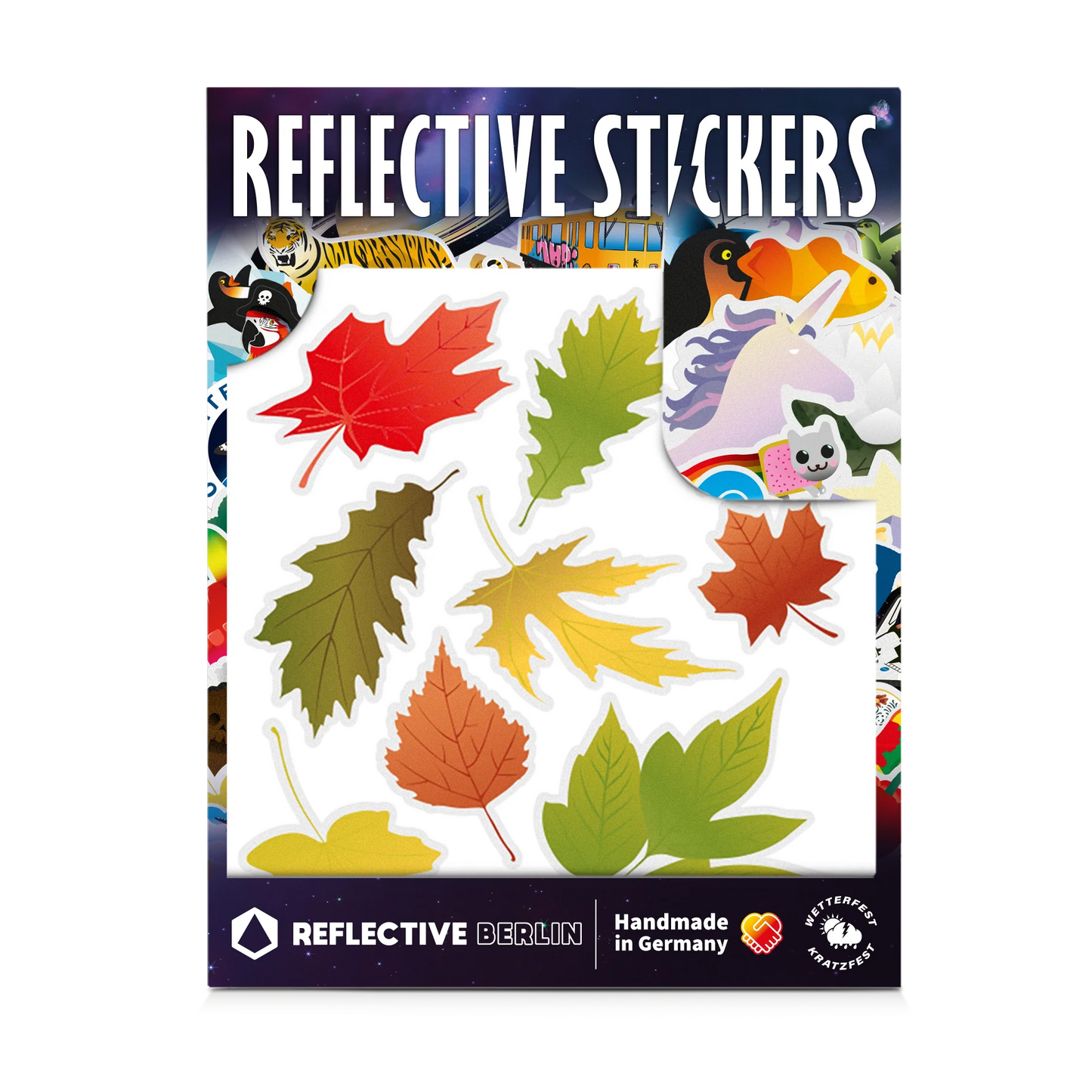 REFLECTIVE BERLIN reflecterende kinderstickers medium