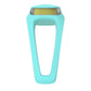 KNOG Frog Front Bike Light - aquamarijn voorzijde
