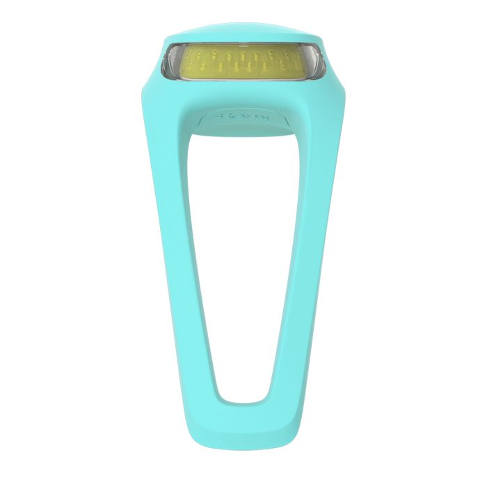KNOG Frog Front Bike Light - aquamarijn voorzijde
