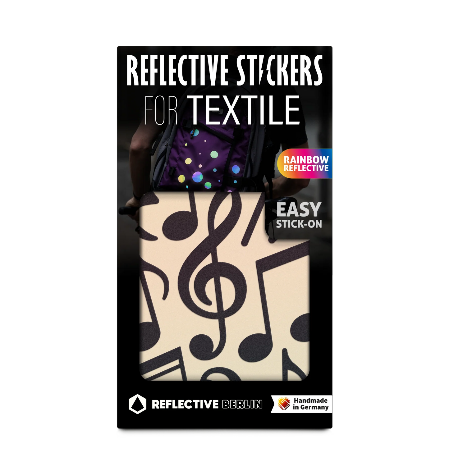 REFLECTIVE BERLIN reflecterende textielstickers