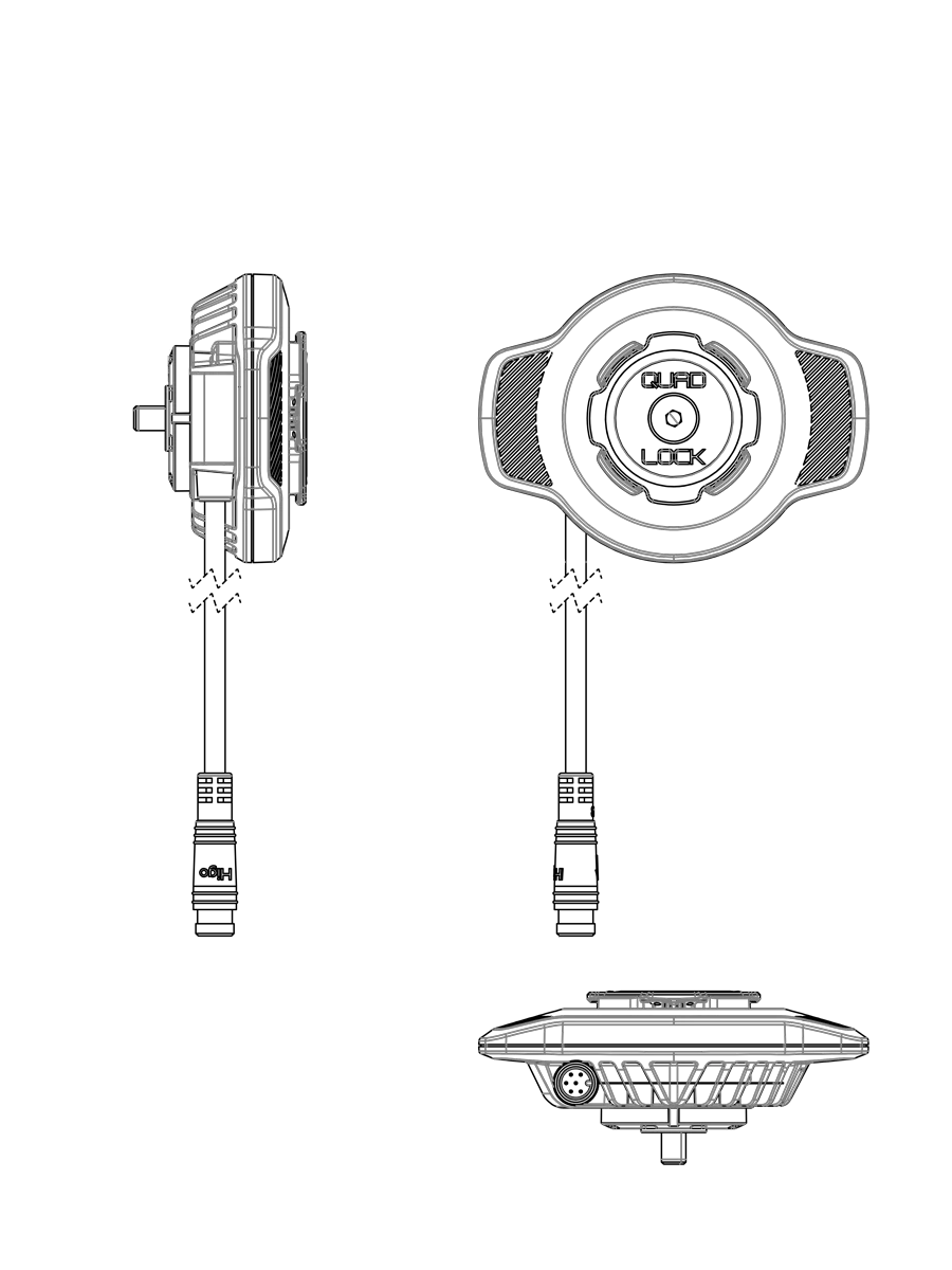 QUAD LOCK wireless charging head cycle
