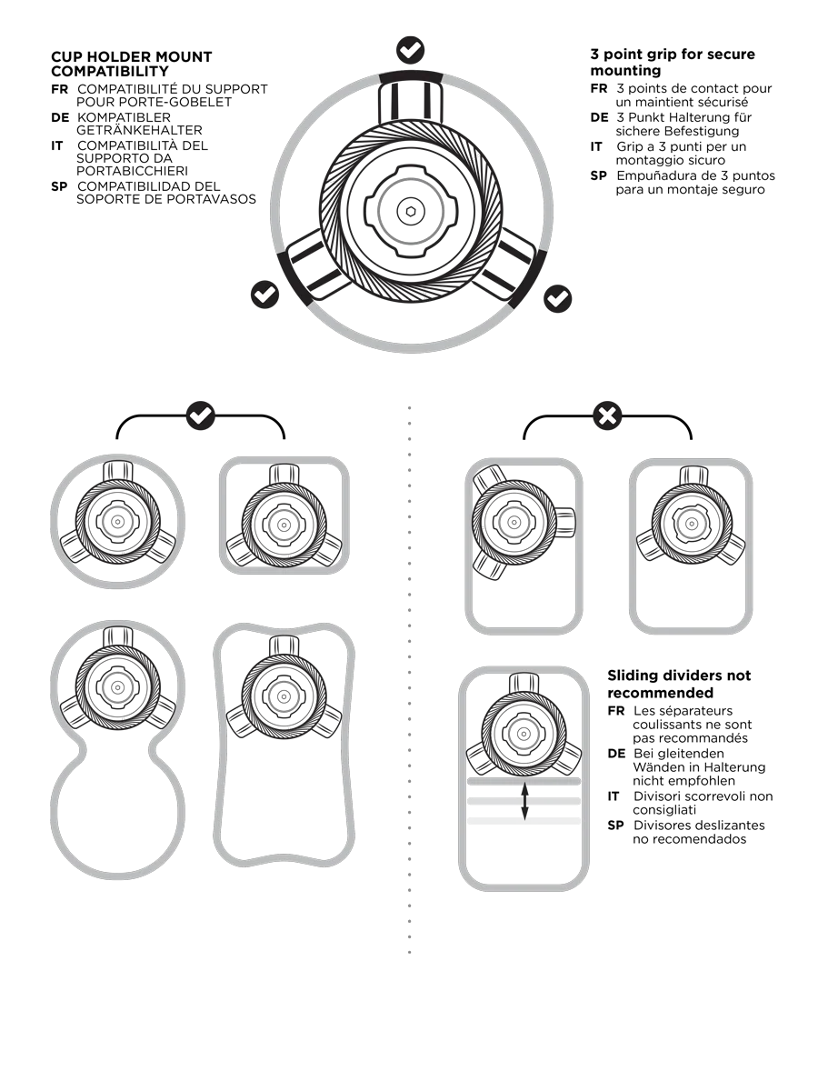 QUAD LOCK cup holder mount