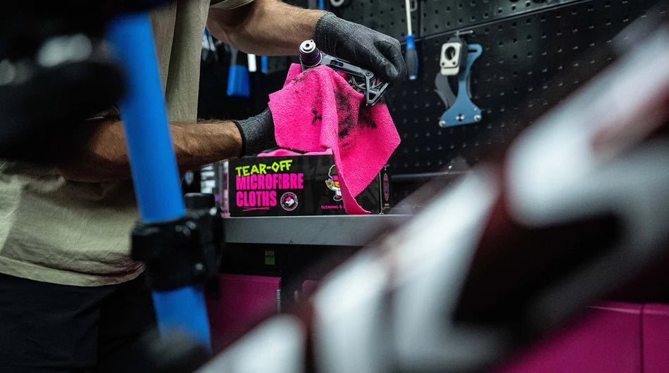 Muc-Off Tear-Off Microvezeldoeken - schoonmaken met een doekje