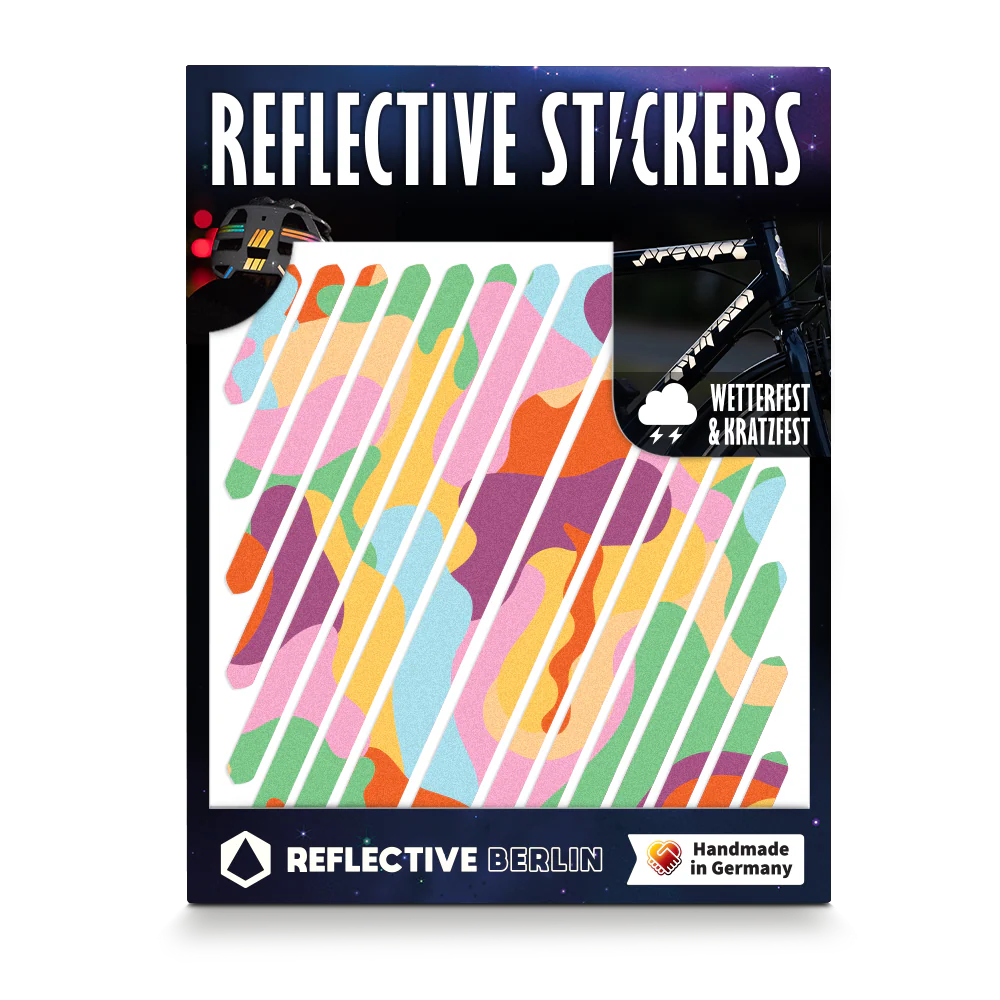 REFLECTIVE BERLIN reflecterende stickers medium