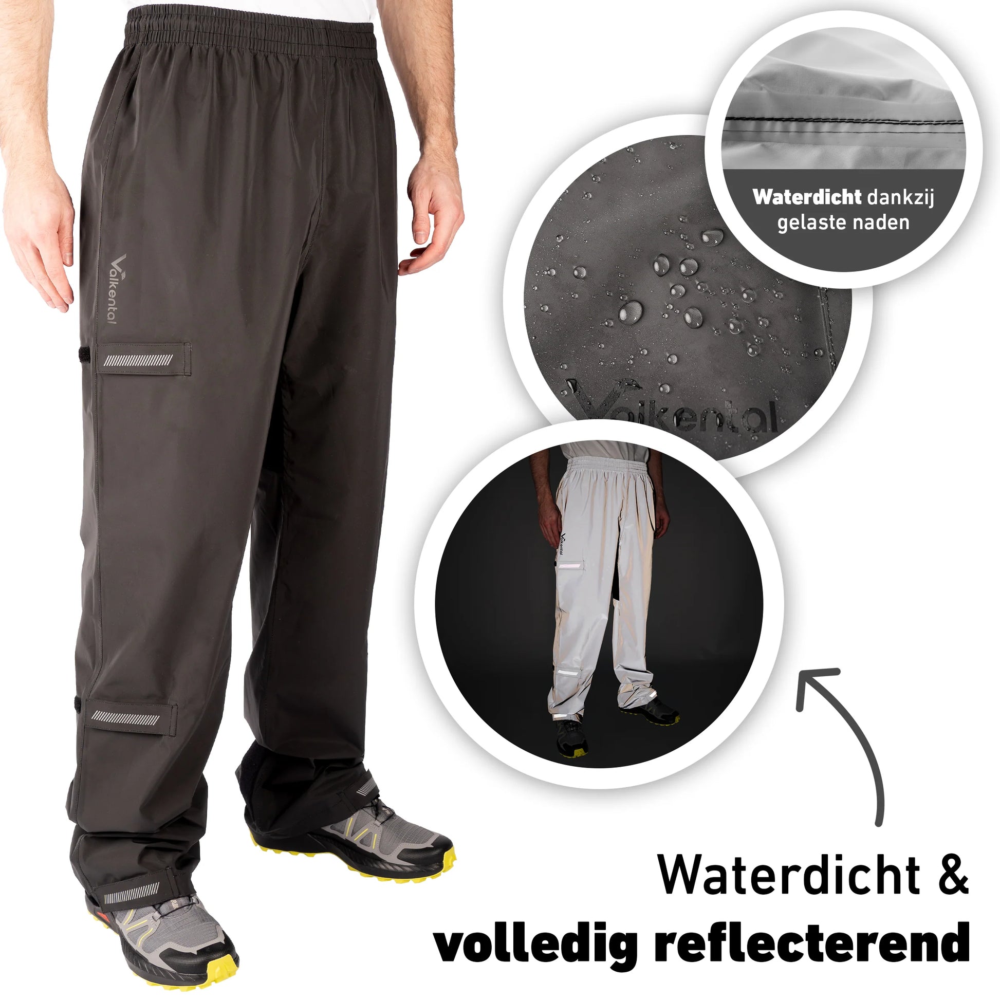VALKENTAL REFLECTERENDE REGENBROEK waterdicht en volledig reflecterend
