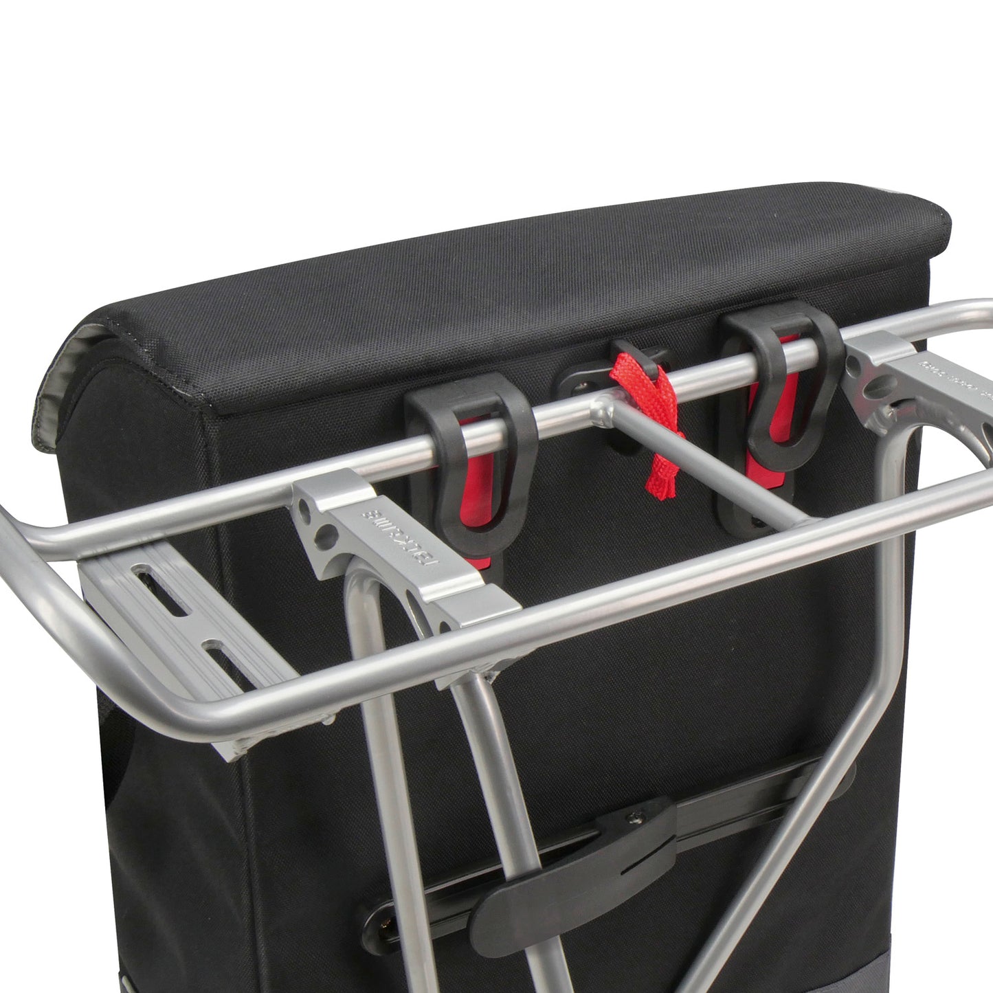 KLICKfix Vario Top Hook een tas opgehangen aan bagadrager