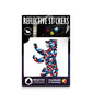 REFLECTIVE BERLIN stickers small – reflecterende stickers