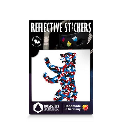 REFLECTIVE BERLIN stickers small – reflecterende stickers