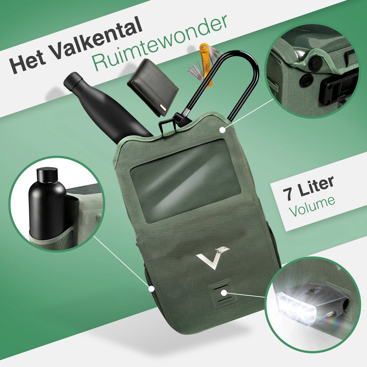 Valkental Frontpack - ALLEEN GESCHIKT VOOR KLICKfix