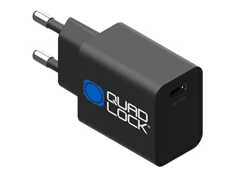 QUAD LOCK Power Adaptor 36W USB-C  – snellader inclusief 1,5 m kabel