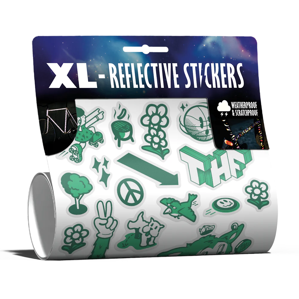 REFLECTIVE BERLIN reflecterende stickers xl