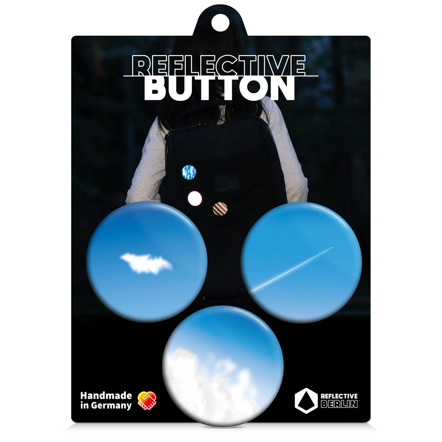 REFLECTIVE BERLIN reflecterende buttons