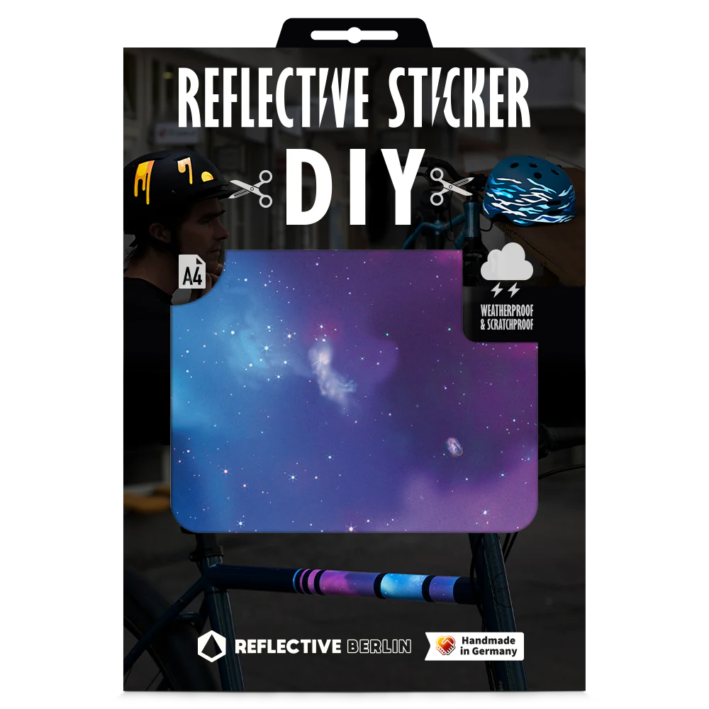 Reflective Berlin Reflecterende DIY Stickers Large A4
