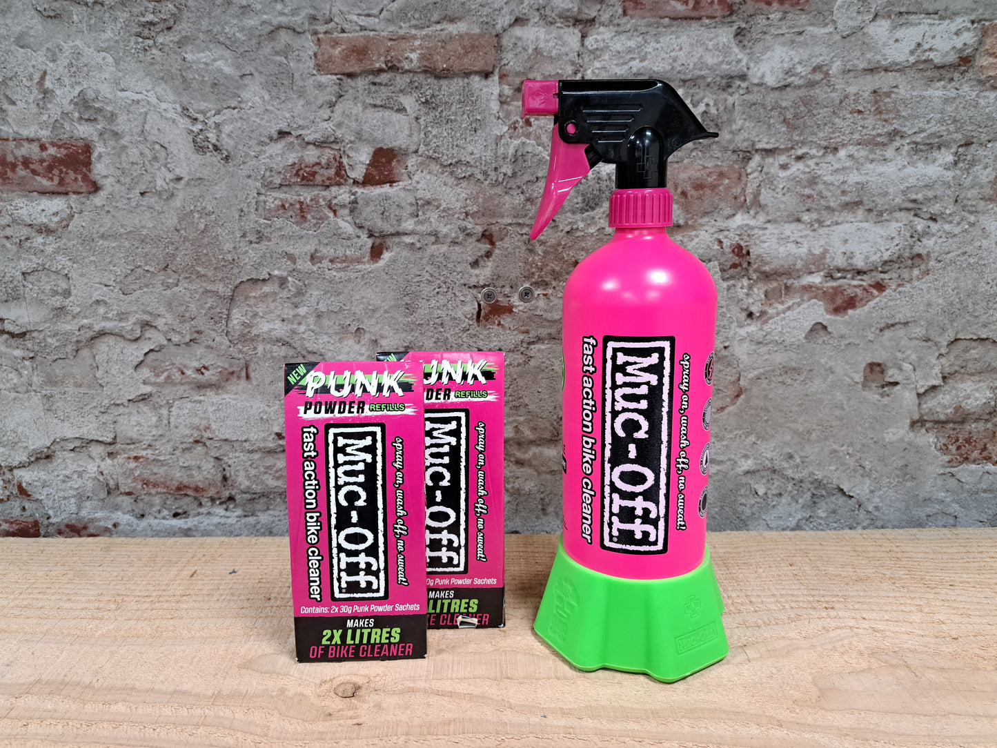 Muc-Off Bottle For Life Bundle Bike Cleaner (incl. 4 x Punk Powder)