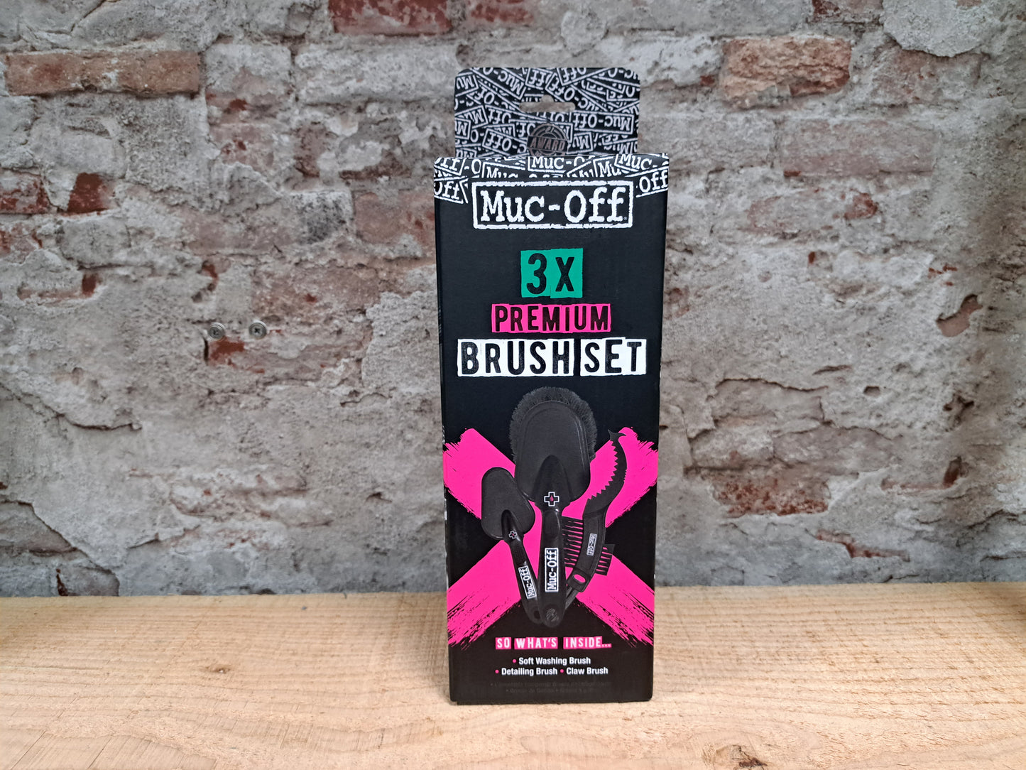 Muc-Off 3x Premium Brush Kit BikerGadgets - Main Image
