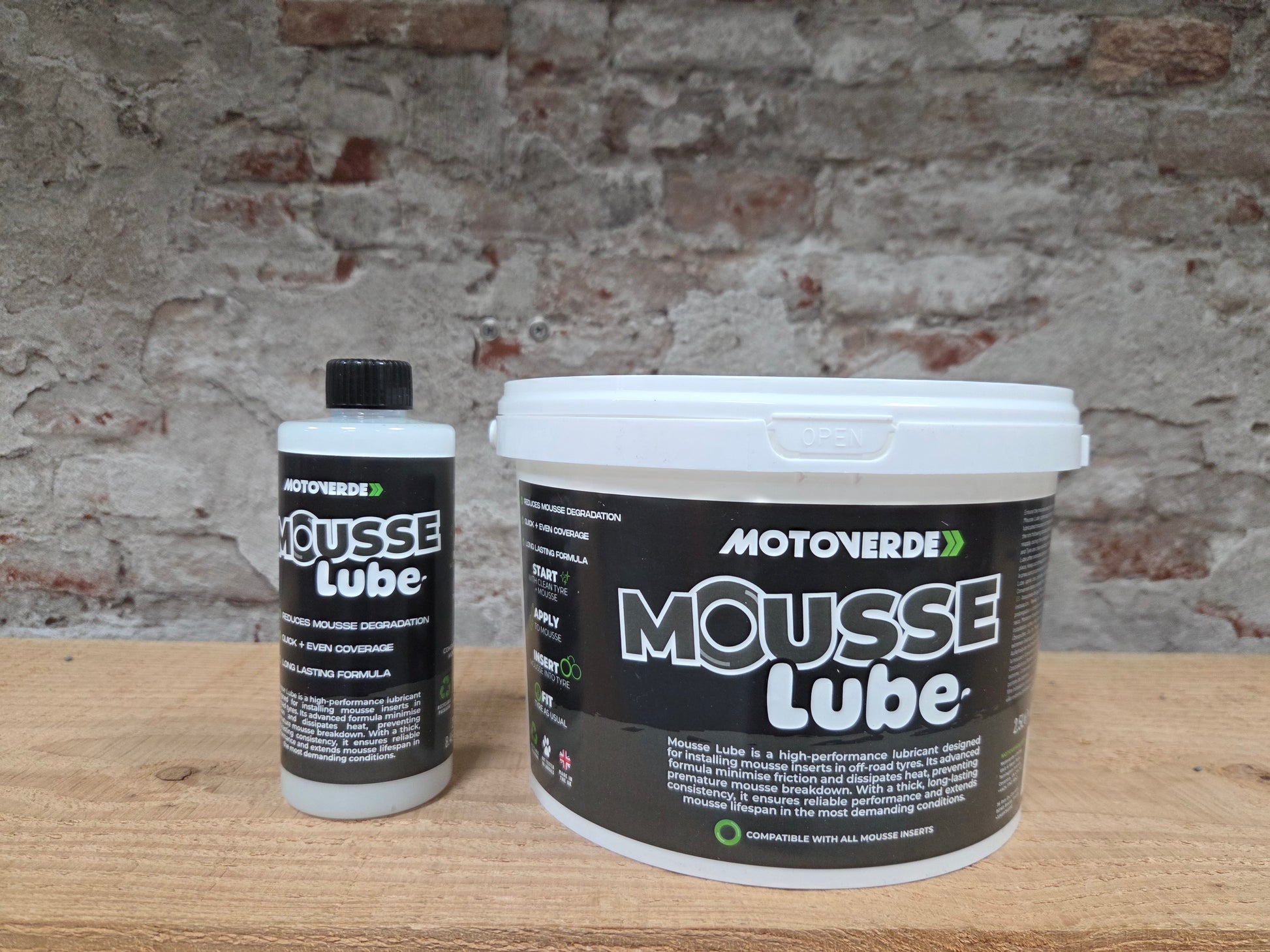MOTOVERDE Mousse Lube - 250ml en 2500ml