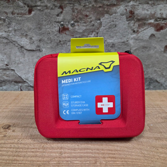 MACNA Medi Kit – compact EHBO-pakket voor motorrijders ligt hier in de winkel
