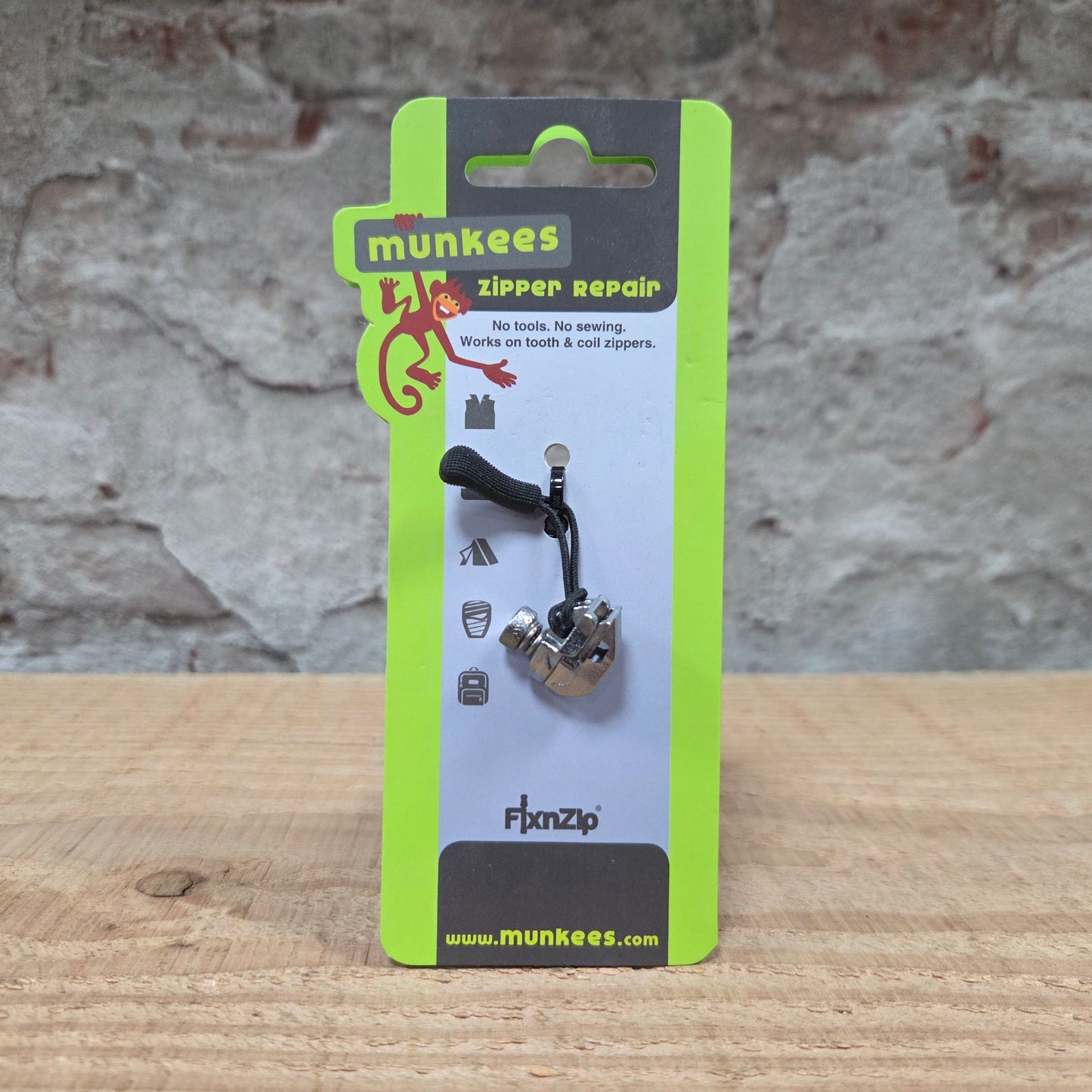 MUNKEES zipper repair